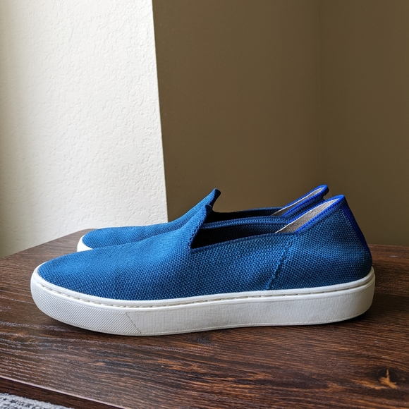 Rothy's Shoes - Rothy's The Sneaker Retired Aqua Teal Blue Slip-on Shoes